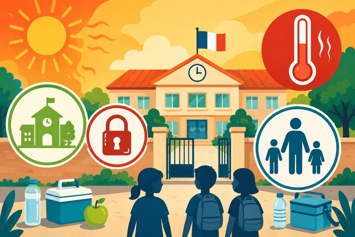 Vigilance Canicule Rouge – Mesures concernant les écoles publiques de Romorantin-Lanthenay*