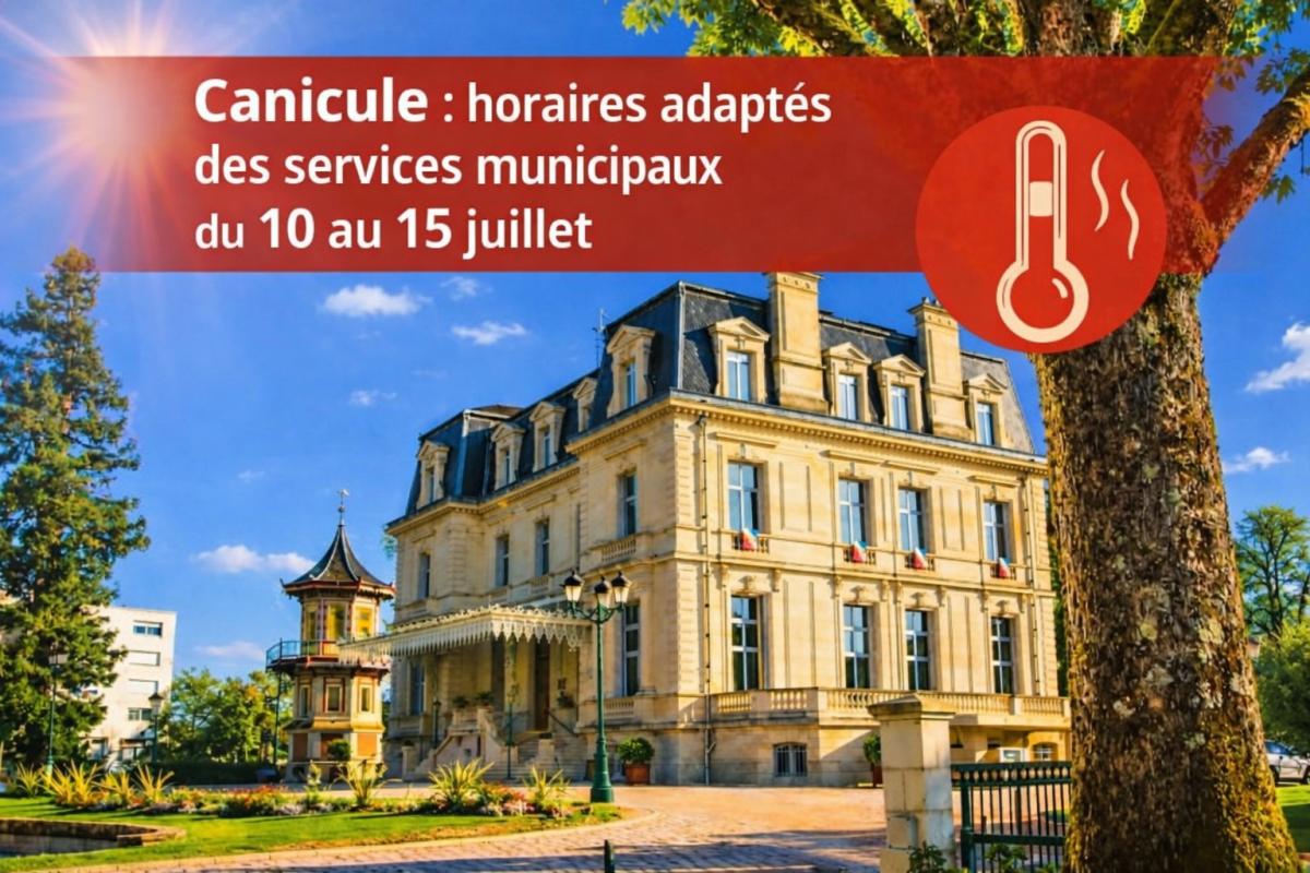 Fortes chaleurs : dispositions exceptionnelles jusqu'au 15 juillet