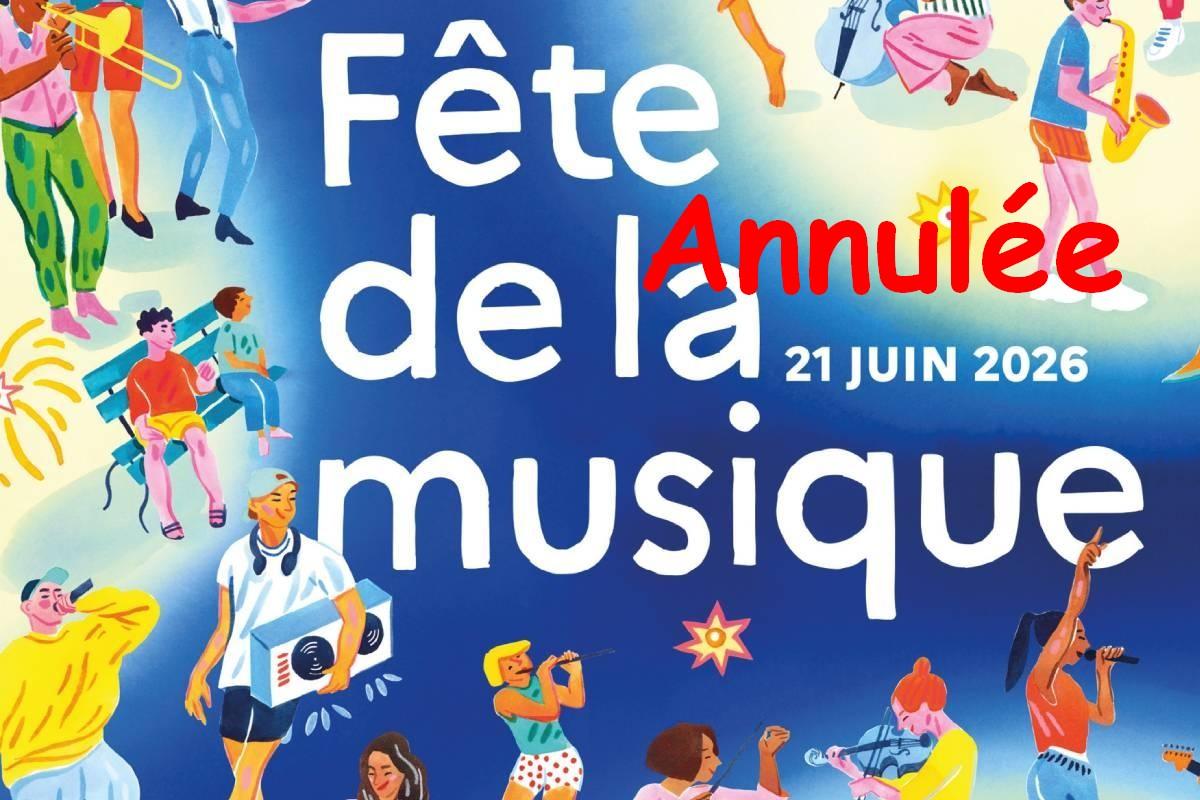 Fête de la musique 2026 Annulée