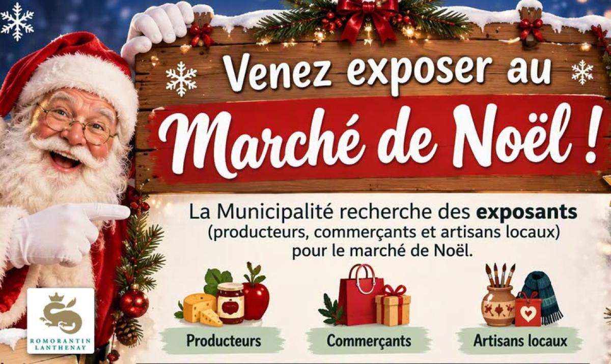 Marché de Noël : l'appel à candidatures est lancé !