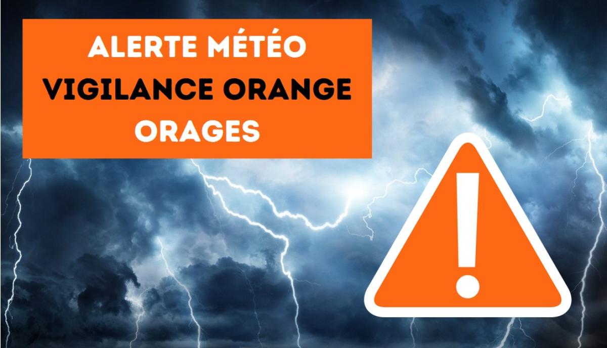 Alerte orange aux orages 