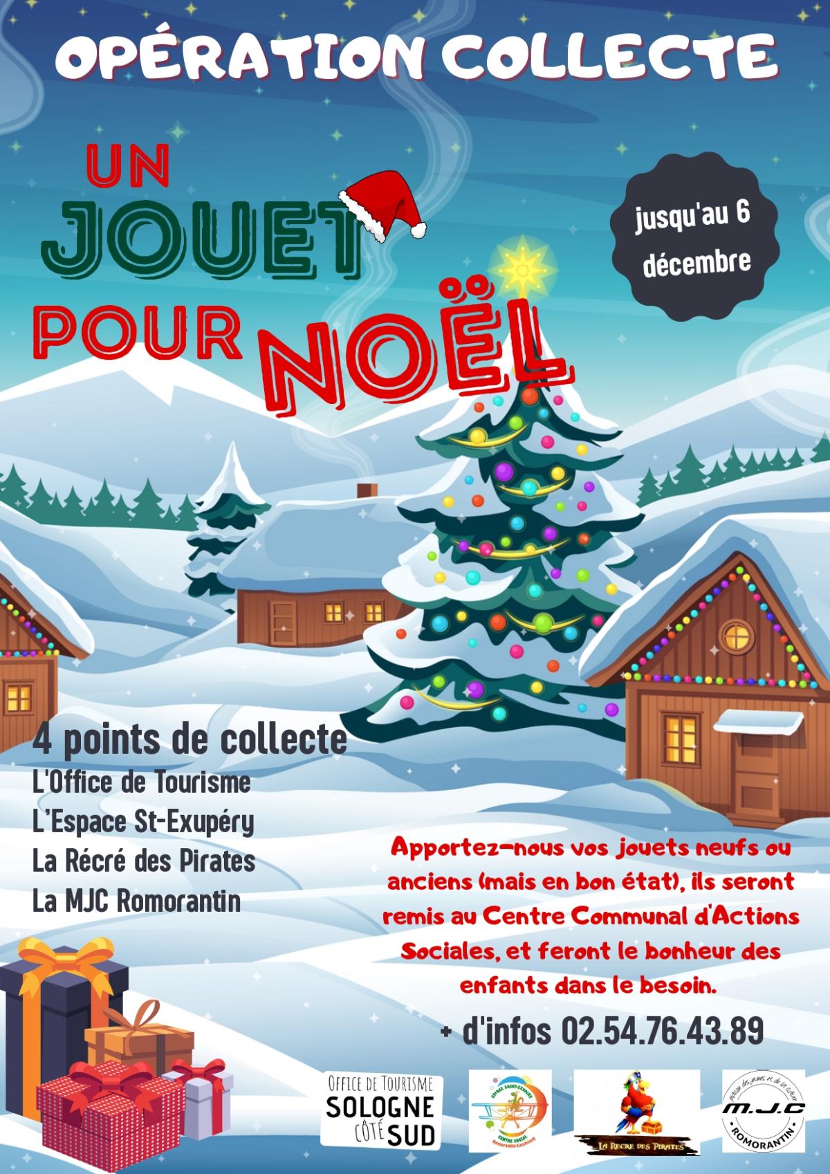 Opération Collecte un jouet pour Noël