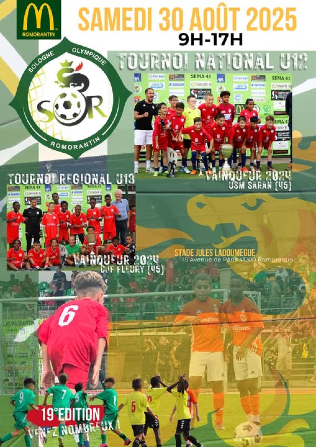 Tournoi National U12 et Régional U13