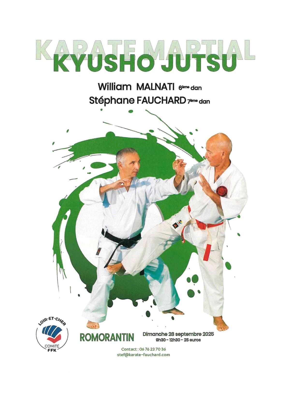 Stage Karaté KYUSHO JUTSU
