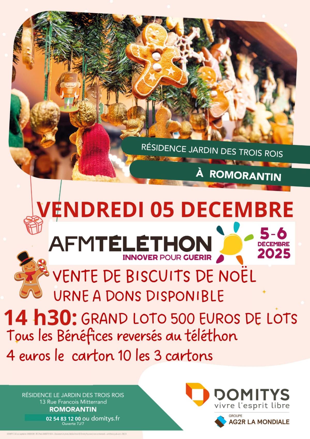 Téléthon à l& résidence Domitys