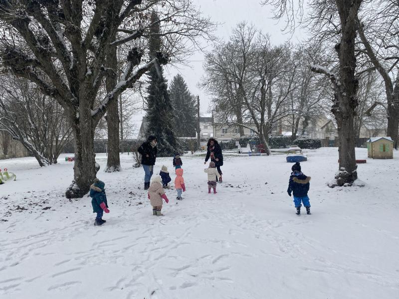 Dans la neige