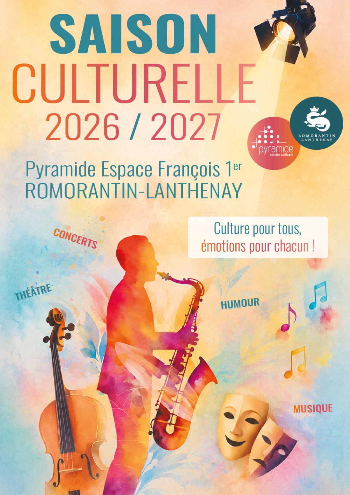 Plaquette culturelle 2026-2027 de la Pyramide